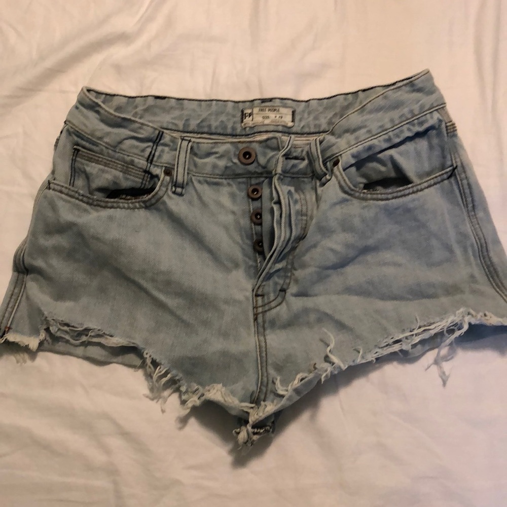 Free People Denim shorts